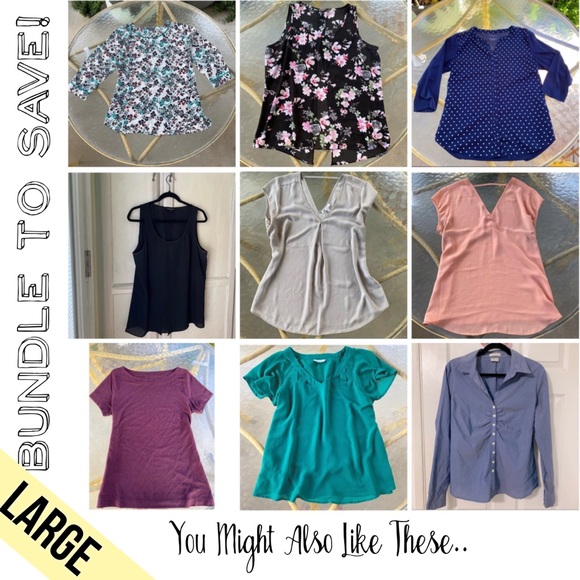 Animal Print Tie Hem V-Neck Blouse - Picture 4 of 4